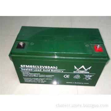 Green 6FM65 12 Volt 65ah Deep Cycle Sealed Lead Acid Batter